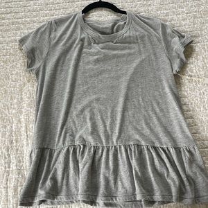 Caslon gray short sleeve shirt